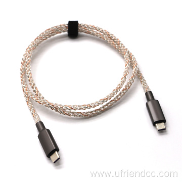 5A100w fast charging data colorful cable